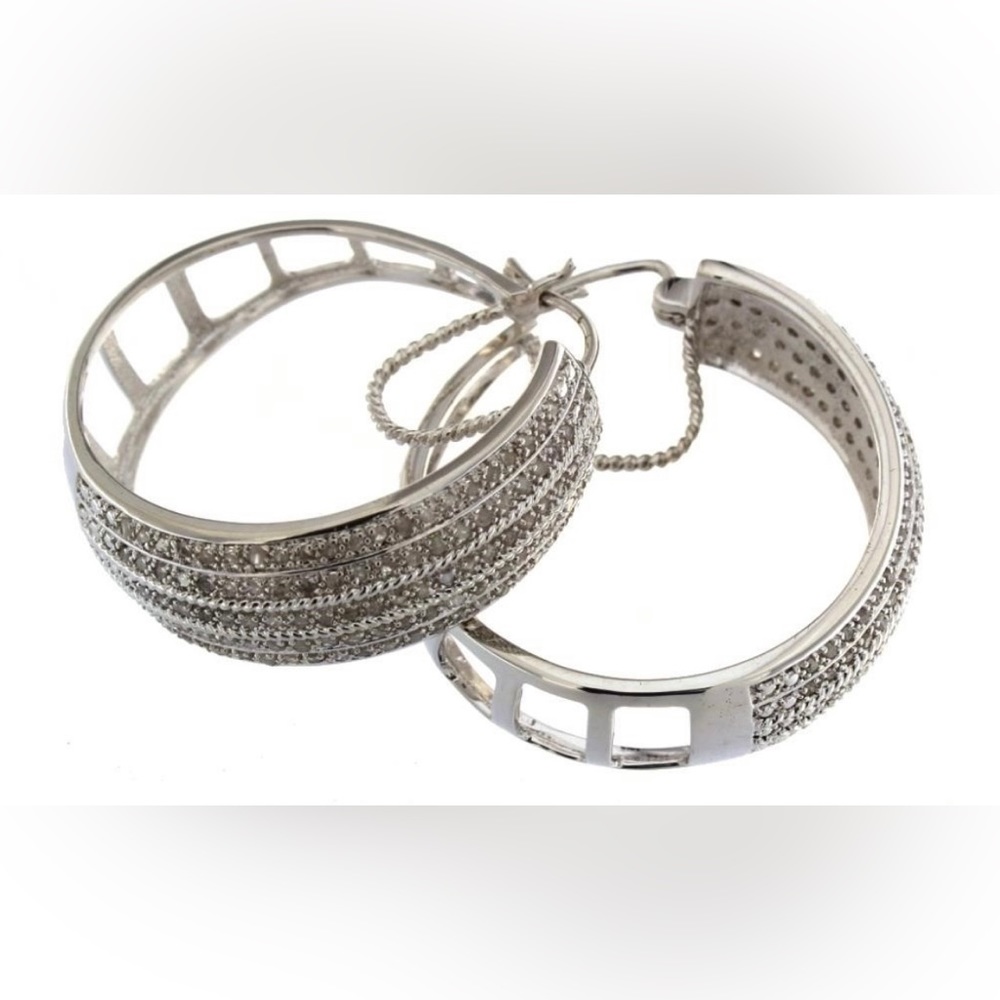 XX-Large 2.00 ct Diamond Hoop
Earrings - Picture 6 of 6